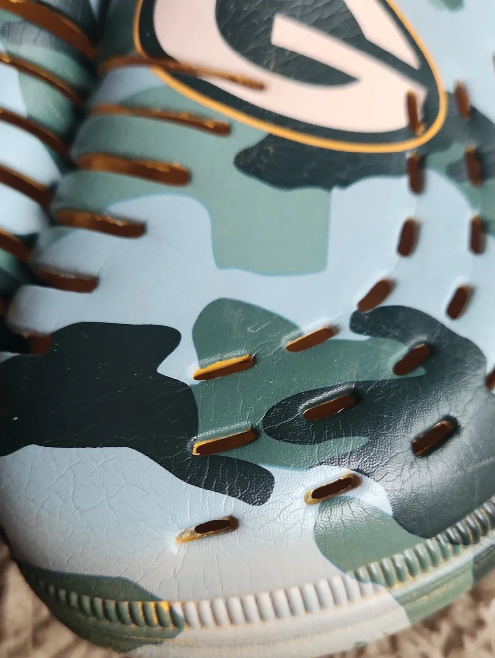 Foco Green Bay Packers Mens XL Slip On Clog - Camouflage